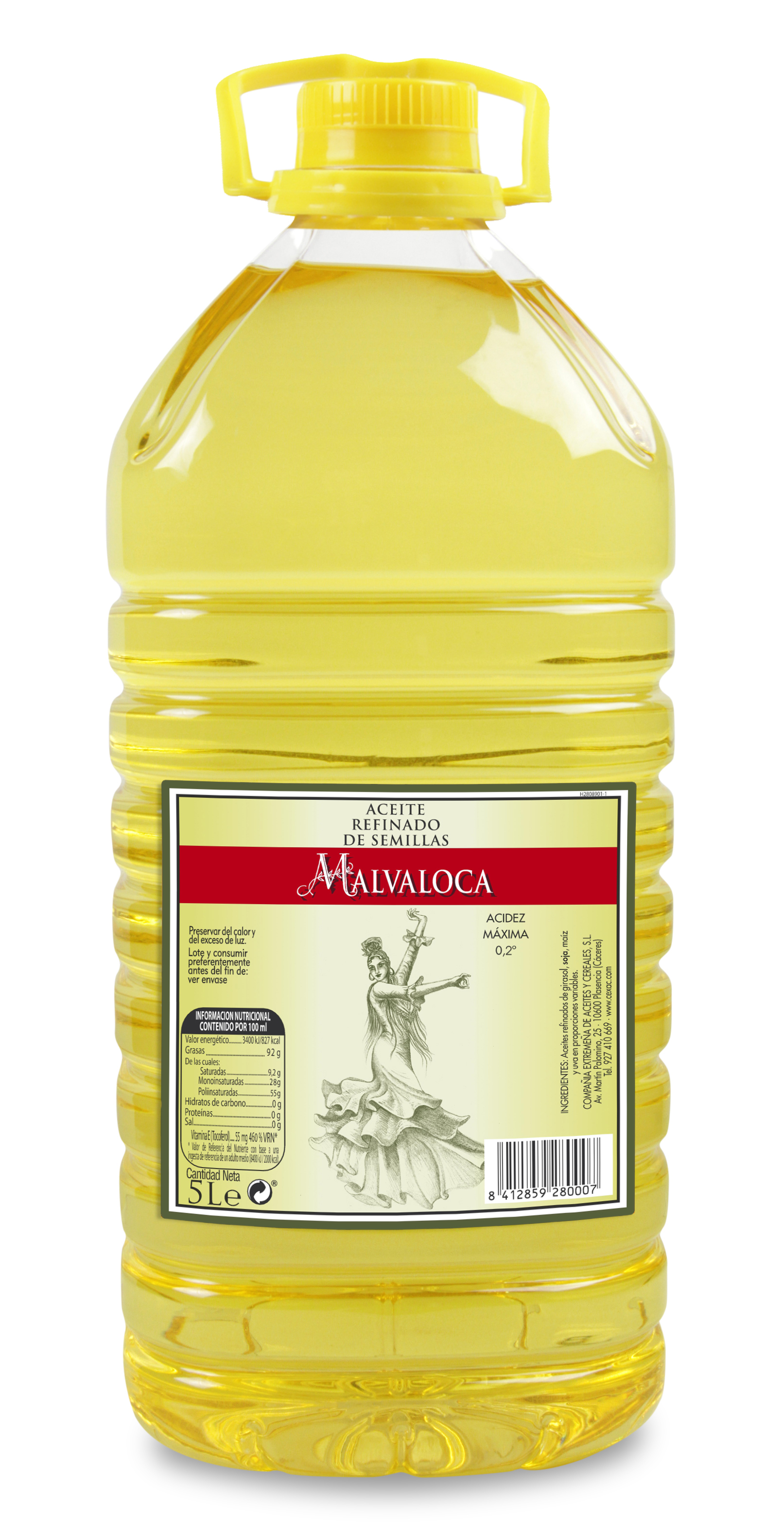 Aceite Girasol Malvaloca 5L
